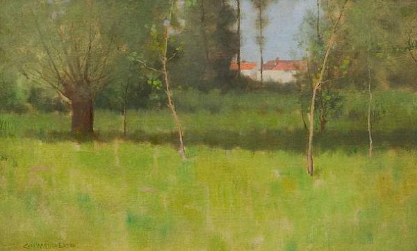 Charles Warren Eaton Grez-sur-Loing Sweden oil painting art